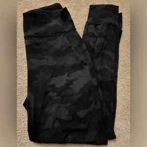 Lululemon Black Camouflage Align Jogger Leggings